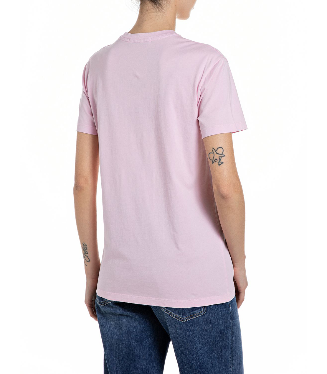 レトロファンシーコットンジャージーTシャツ 詳細画像 フラミンゴピンク 2